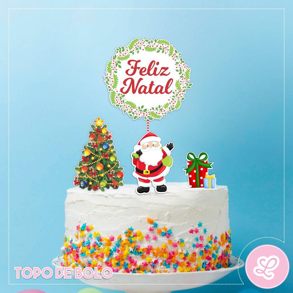 Topo de Bolo Natal Mod.0004