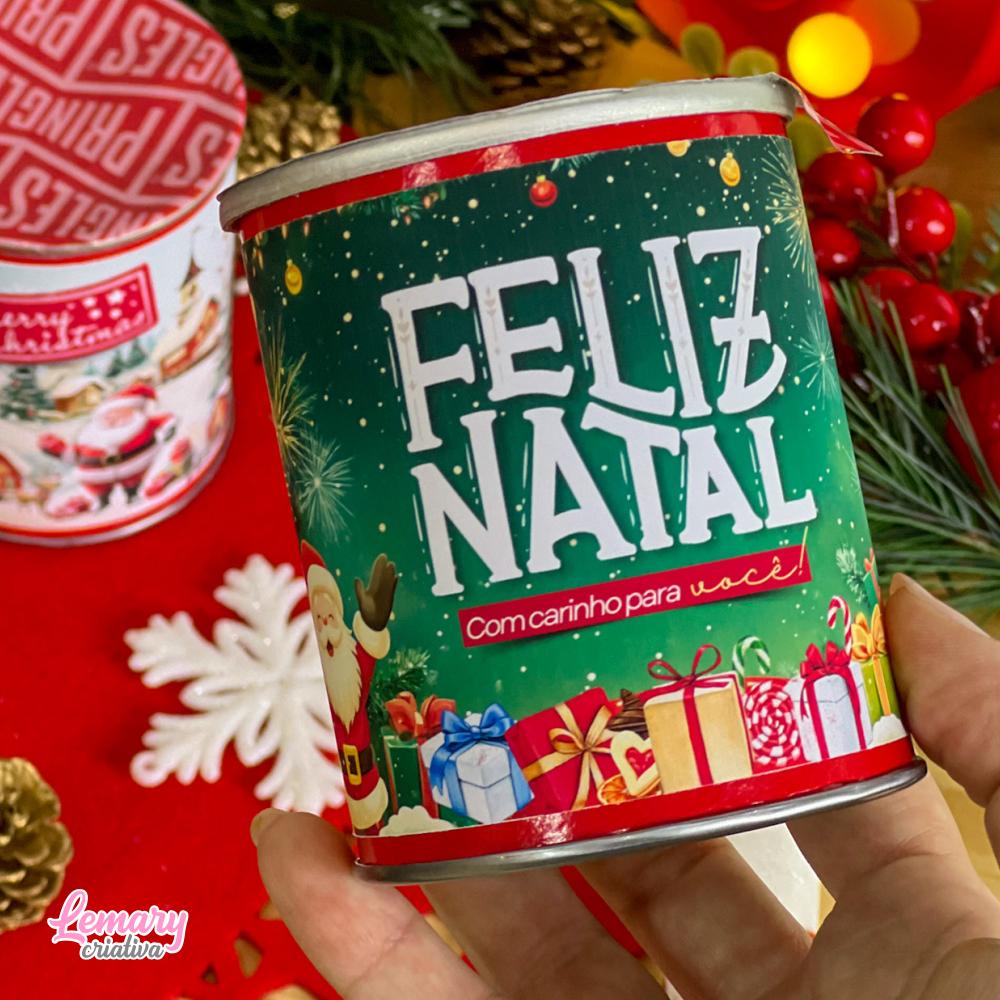 Adesivo Natal para Mini Lata Batatinha Mod.0001