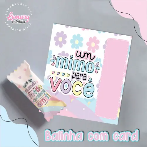 Bala Personalizada com Card Versículos  Mod.0004 (36 unidades)