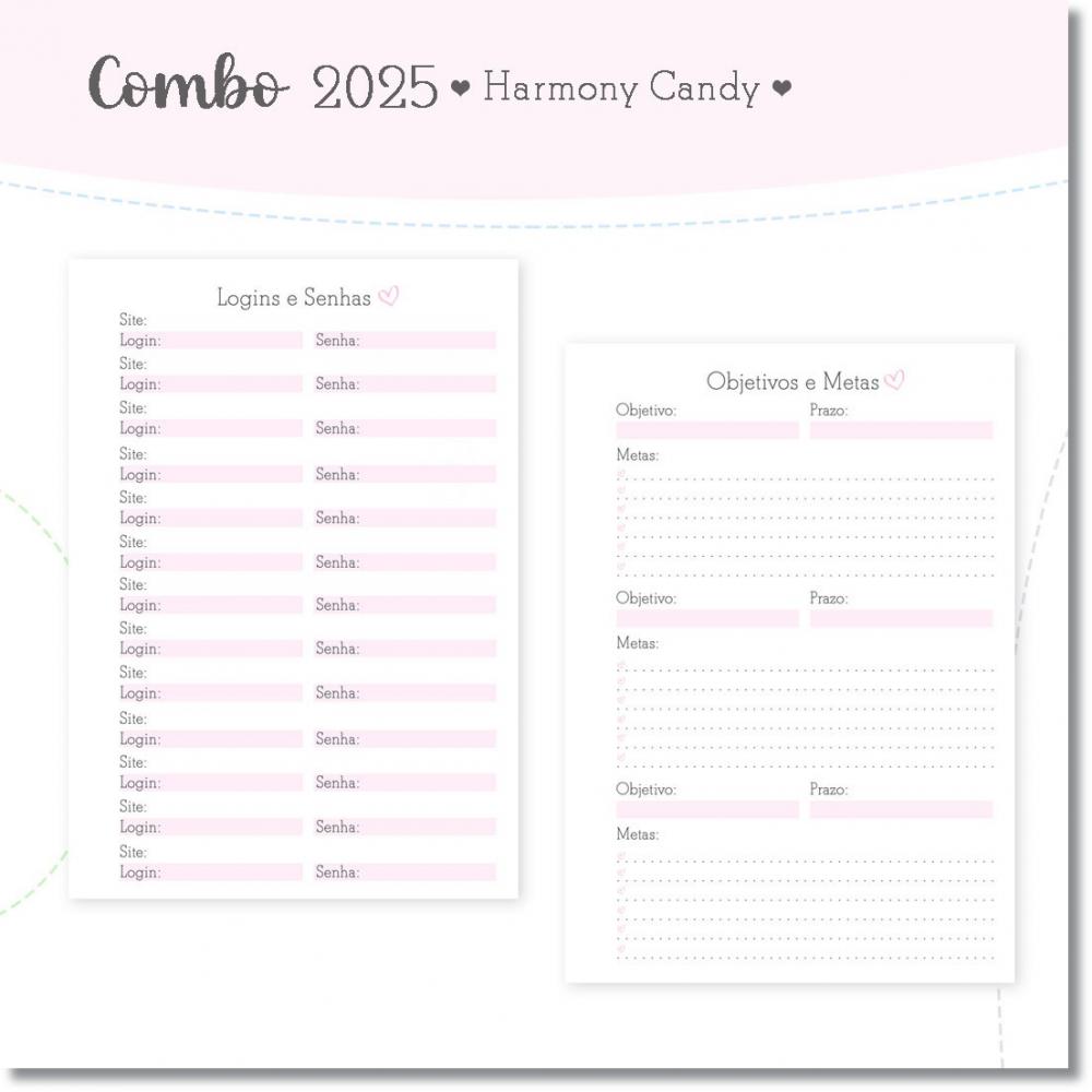 Arquivo Digital Combo Agenda 2025 Harmony