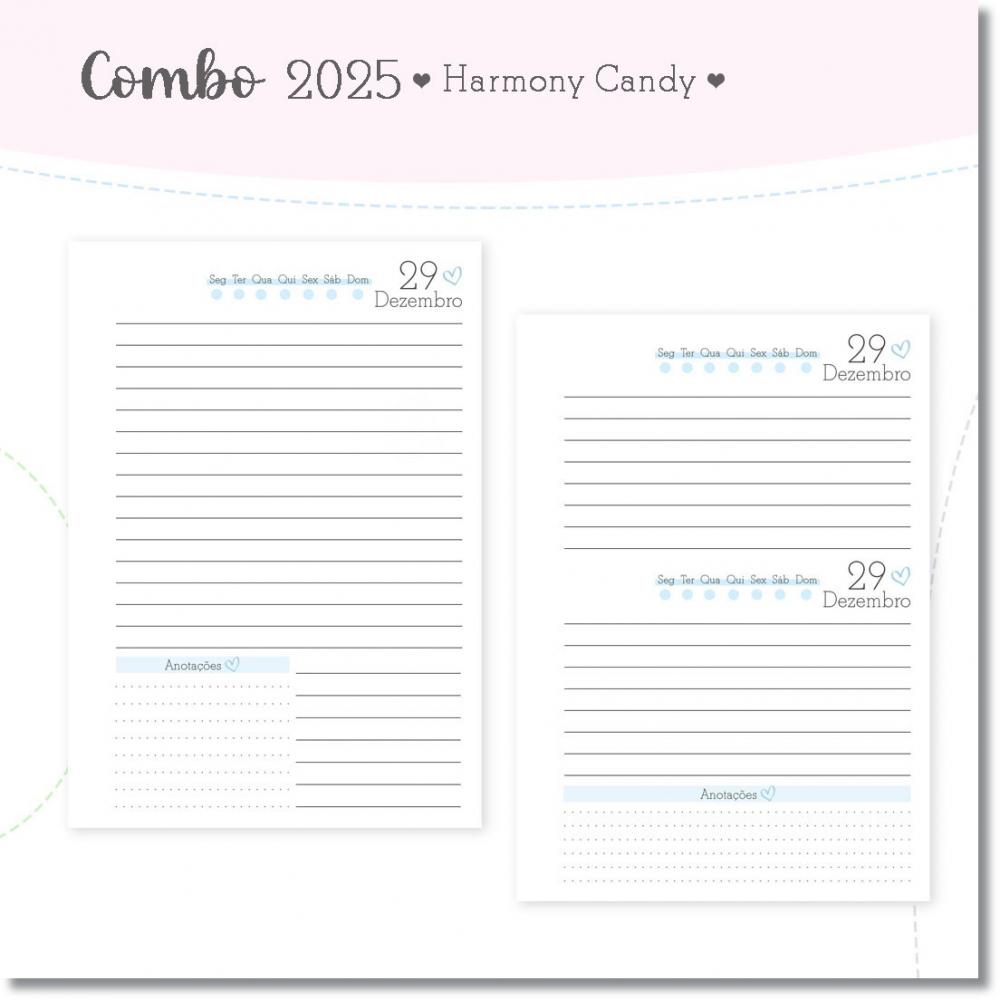 Arquivo Digital Combo Agenda 2025 Harmony