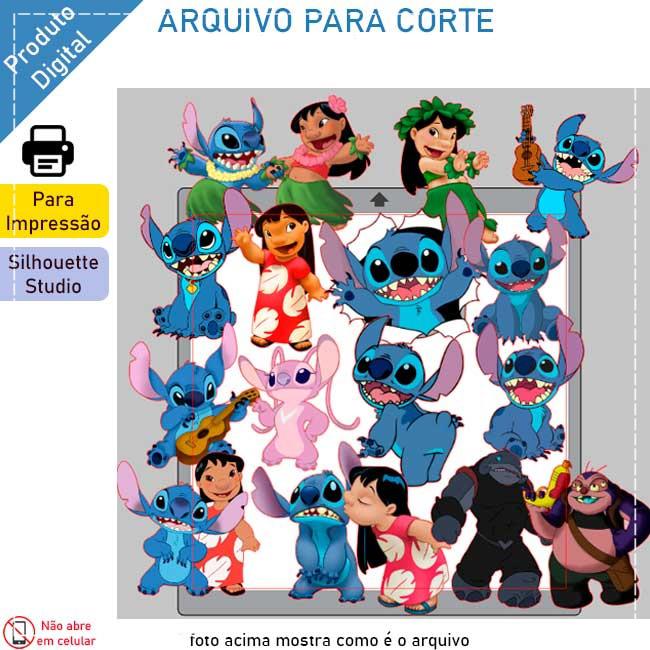 Arquivo Corte Topo Lilo Stitch