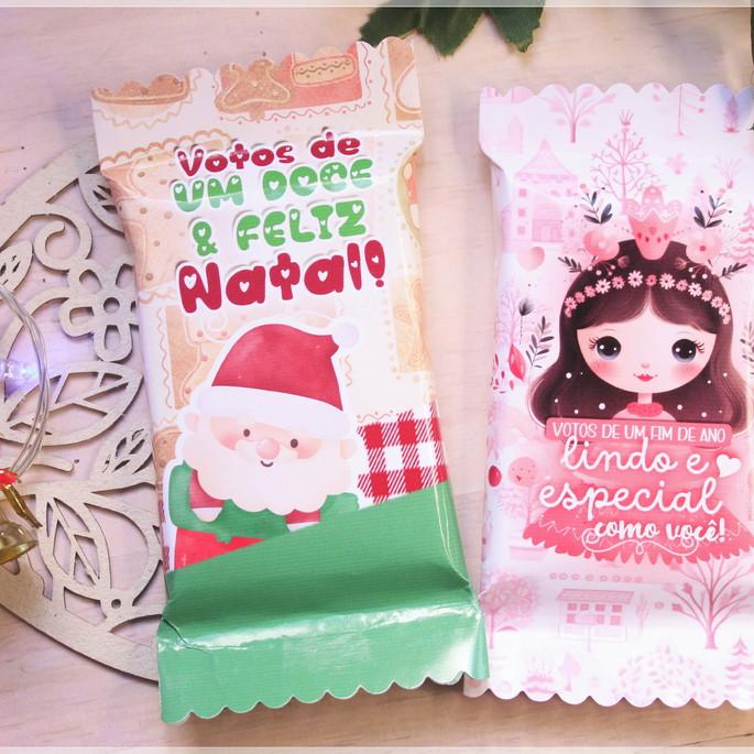 Arquivo Digital Embalagem Kit Kat Natal