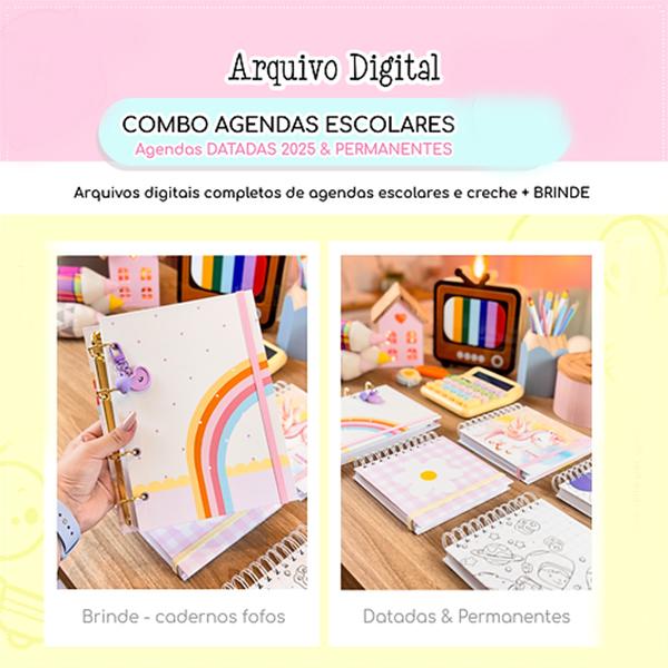 Arquivo Digital COMBO AGENDA ESCOLAR 2025