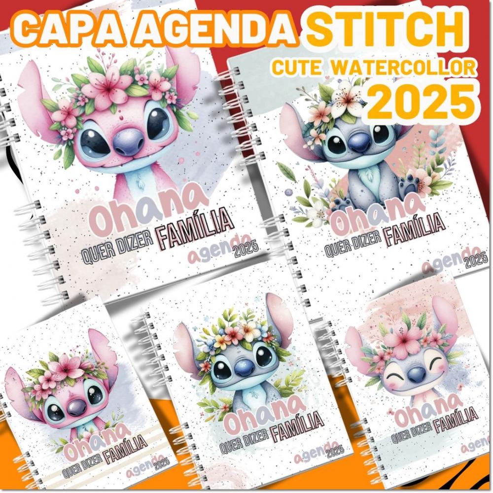 Arquivo Digital Capa Caderno Stitch