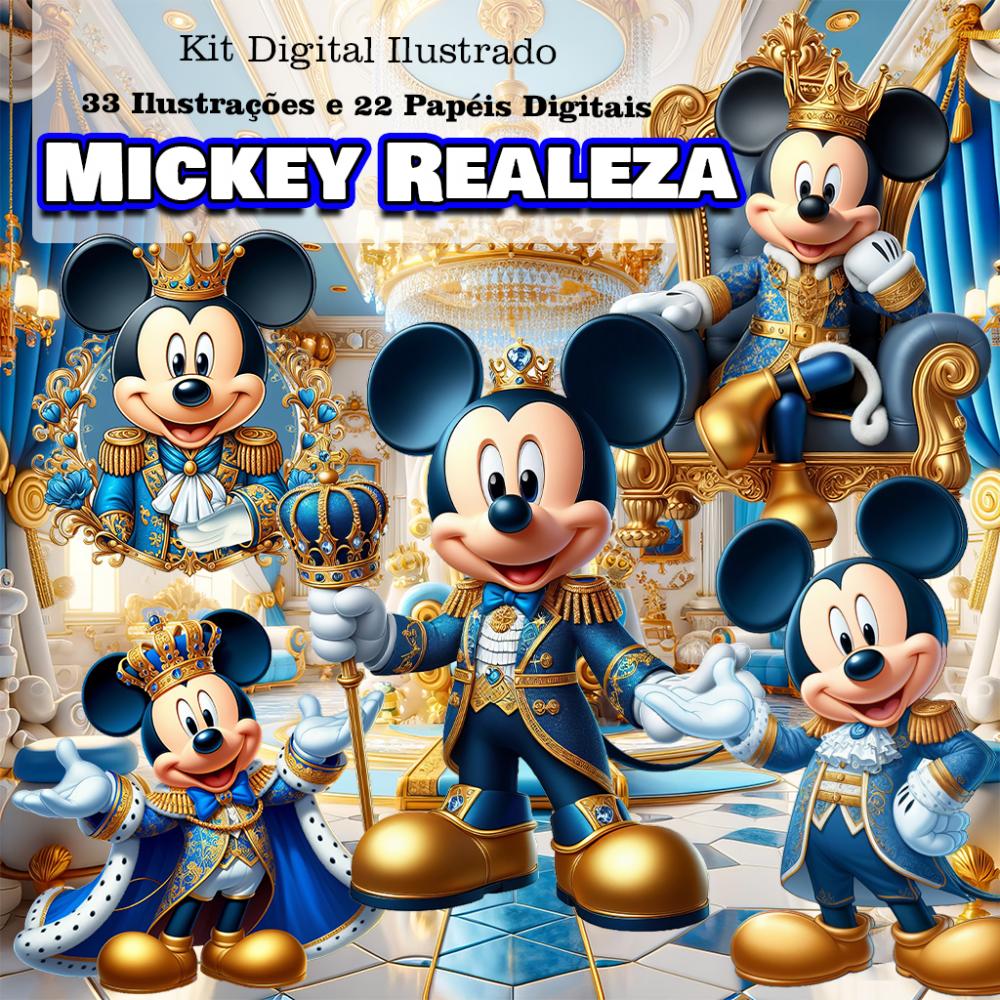 Arquivo Corte Kit Mickey Realeza