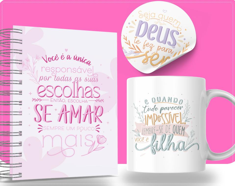 Arquivo Digital Kit Cristão Artes Lettering