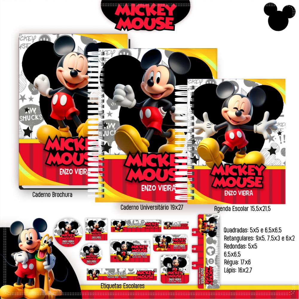 Arquivo Digital Combo Escolar Mickey