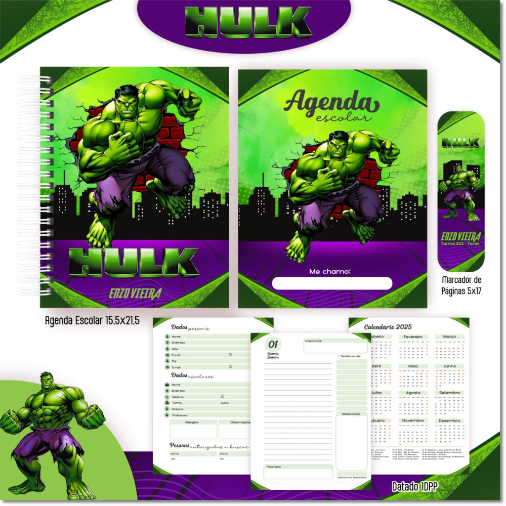 Arquivo Digital Combo Escolar Hulk