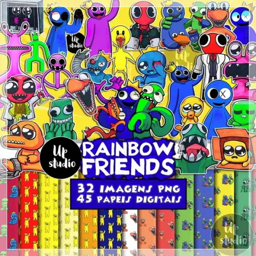 Arquivo Digital Kit Rainbow Friends