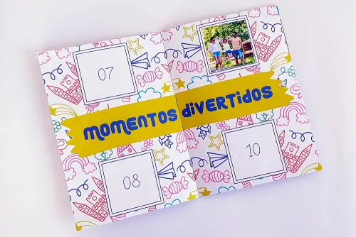 Arquivo Digital Álbum Figurinha Dia das Crianças