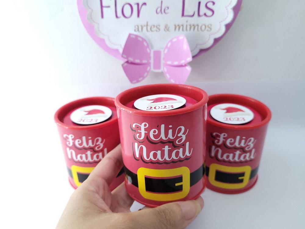 Tubolata de Natal Lembrancinha Personalizada Papai Noel