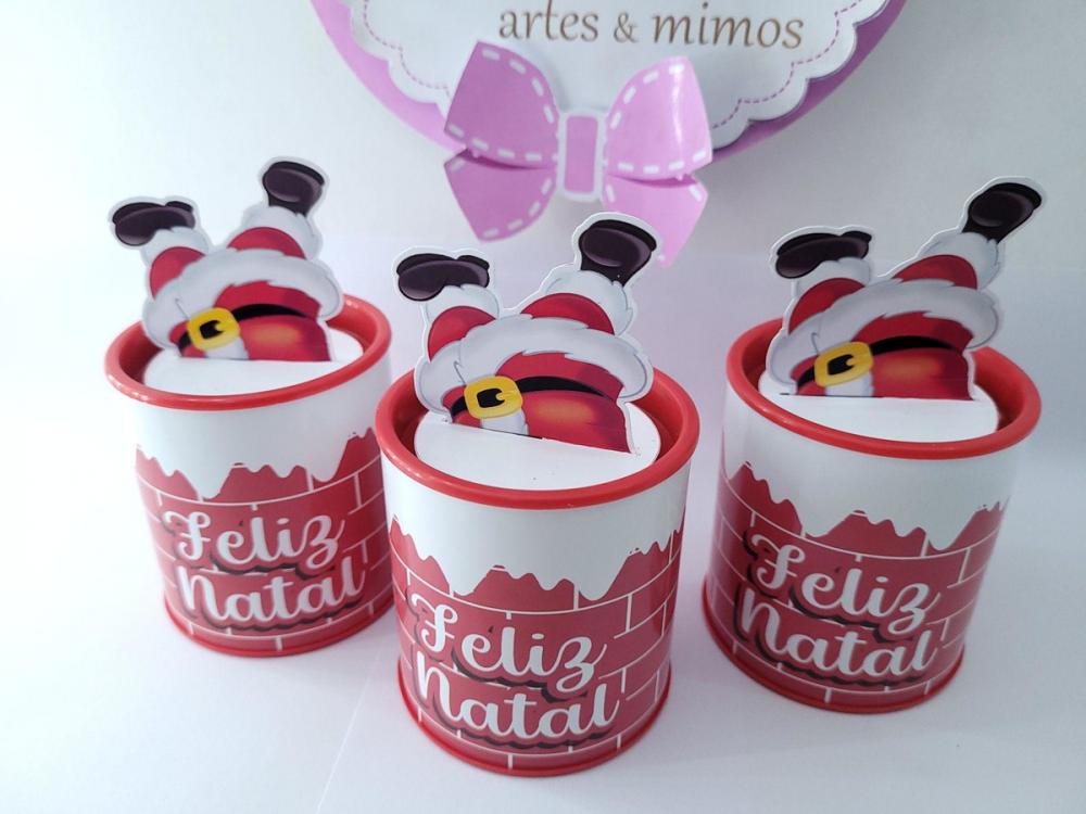 Tubolata de Natal Papai Noel Lembrancinha Personalizada