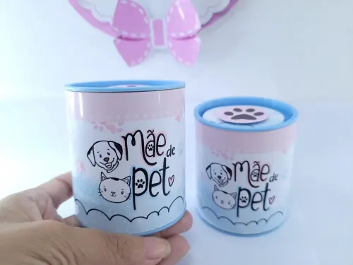 Tubolata Mãe de Pet Dia das Mães Lembrancinha Personalizada