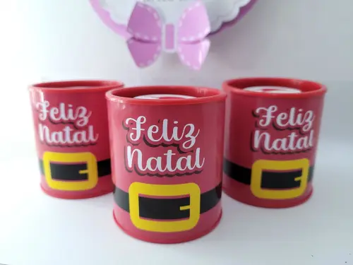 Tubolata de Natal Lembrancinha Personalizada Papai Noel