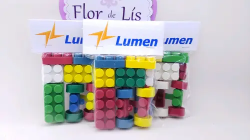 Blocos de Montar Lego Brinde com Logo Empresa