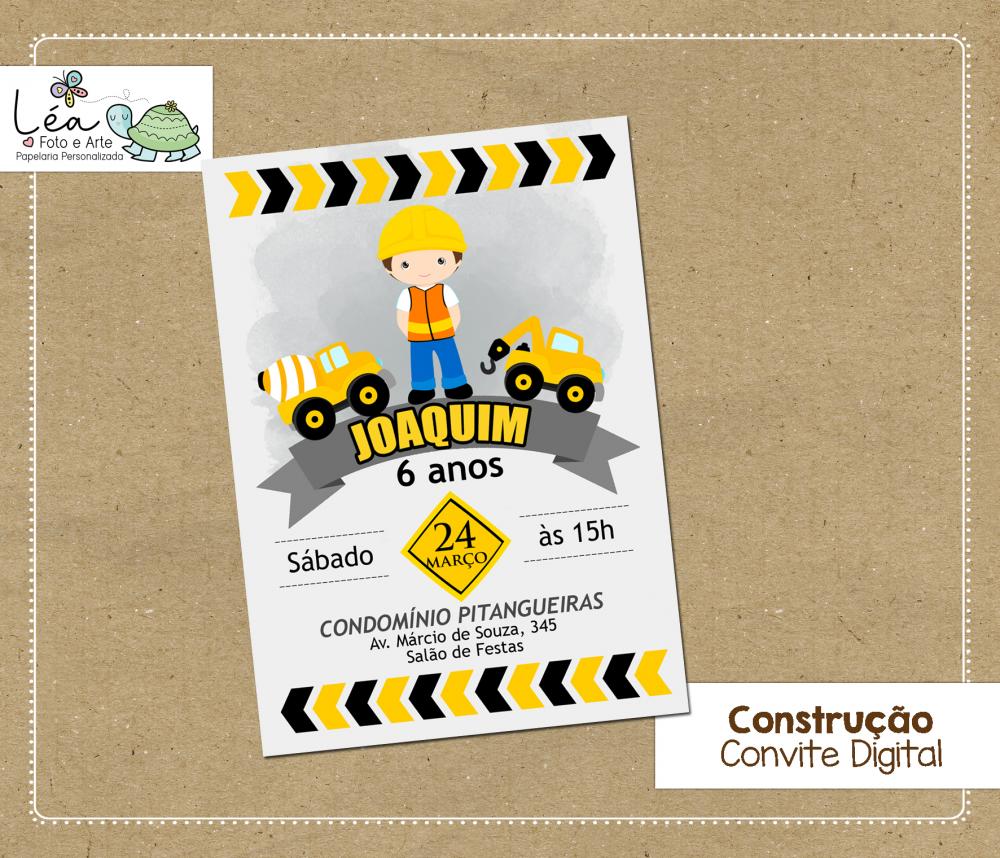 Convite Digital Construção