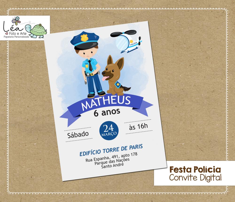 Convite Digital Policial