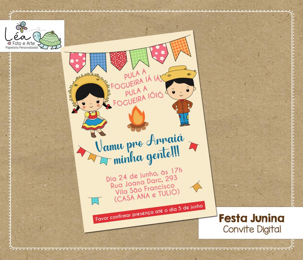 Convite Digital Festa Junina