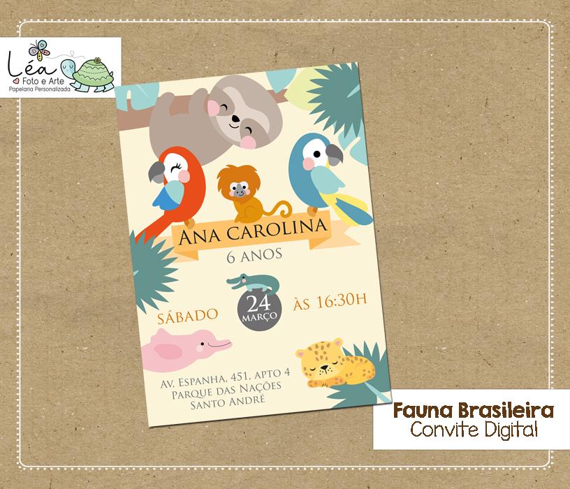 Convite Digital Fauna Brasileira