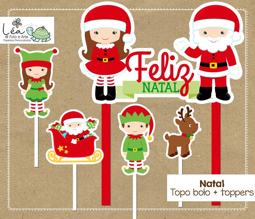 Topo de Bolo Natal