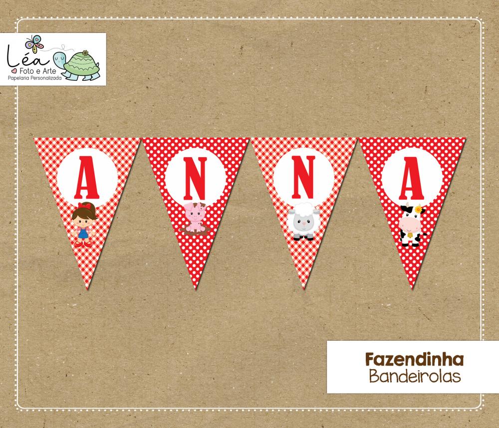 Bandeirola Festa Fazendinha