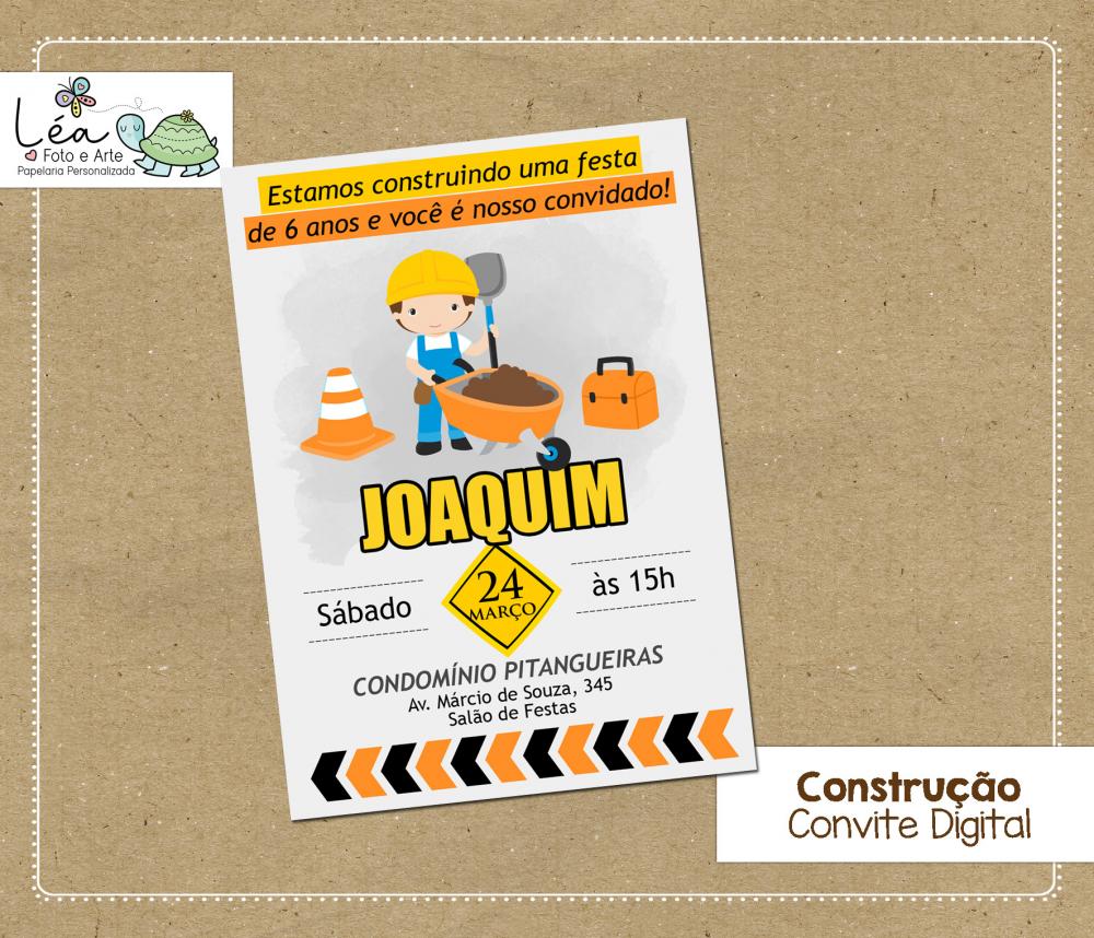 Convite Digital Construção