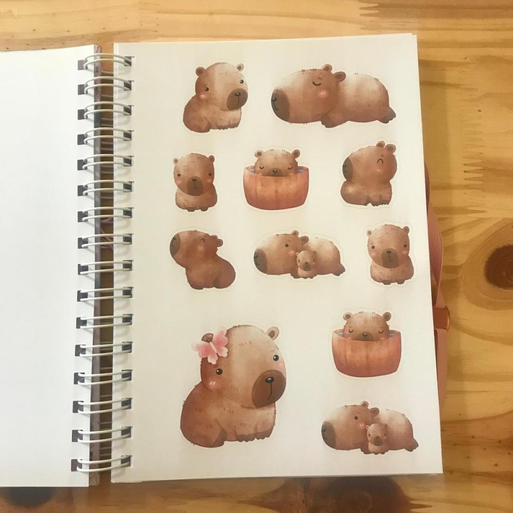 Caderno A5 Capivara