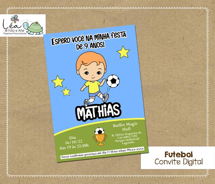 Convite Digital Futebol