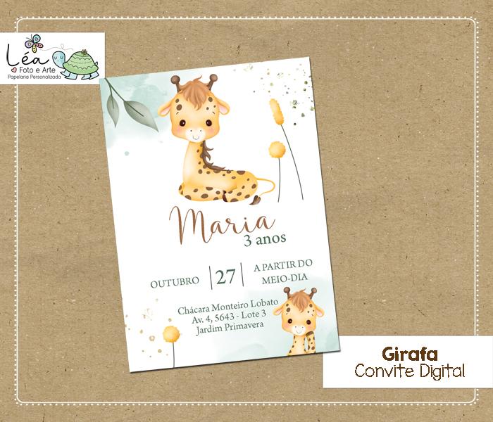 Convite Digital Girafa