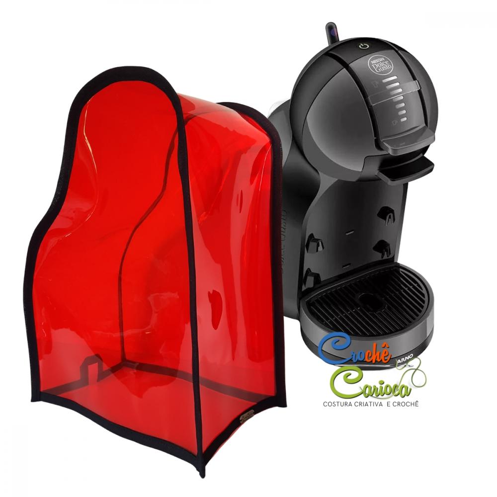 capa de plástico cristal grosso para cafeteira dolce gusto mini 