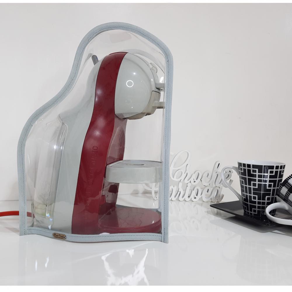 capa cafeteira dolce gusto mini me plástico grosso cristal prote