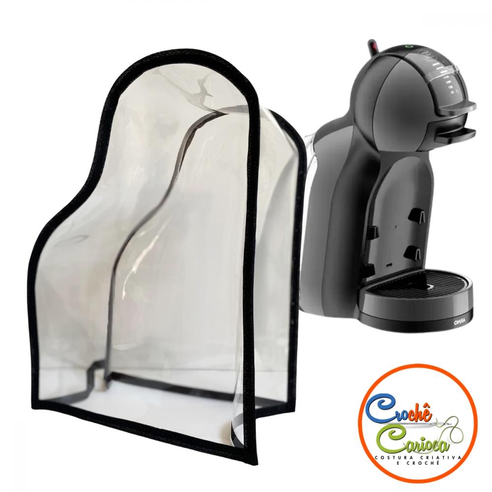 capa  para cafeteira dolce gusto mini me plástico grosso cristal