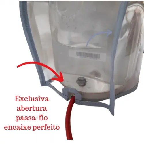 capa de cafeteira dolce gusto mini me plástico cristal grosso -E