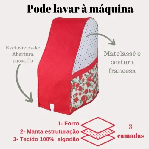 Capa de cafeteira dolce gusto mini me estruturada Modelagem exclu