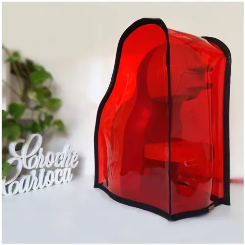 capa de plástico cristal grosso para cafeteira dolce gusto mini me