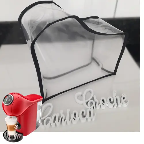 Capa de cafeteira dolce gusto Genio PLÁSTICO CRISTAL GROSSO - mo