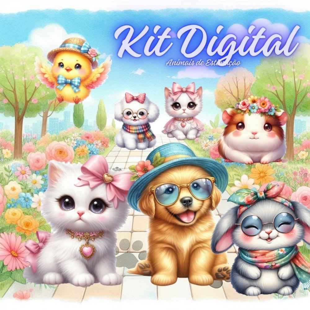 Kit Digital Animais de Estimação