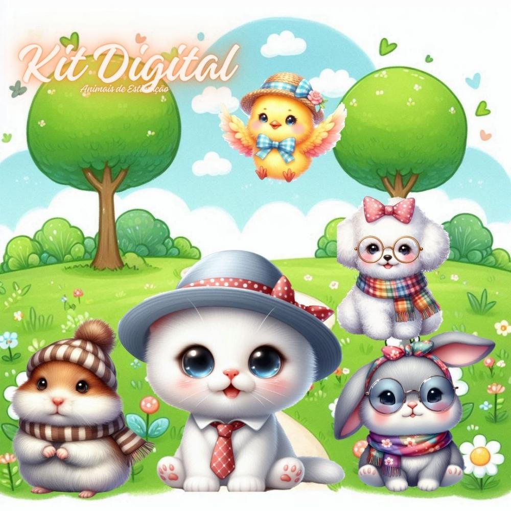 Kit Digital Animais de Estimação