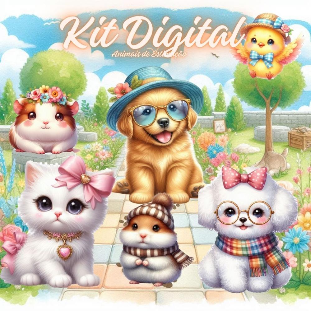 Kit Digital Animais de Estimação