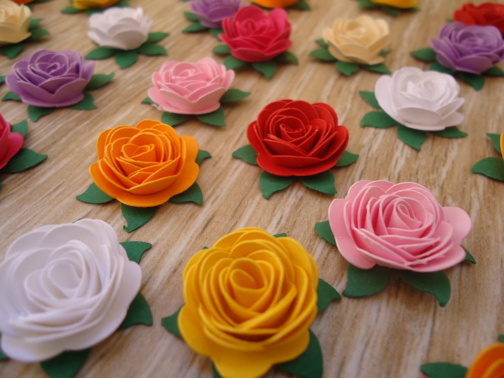 Mini Flor de Papel