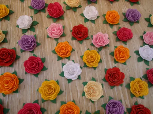 Mini Flor de Papel