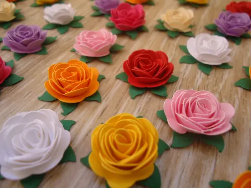 Mini Flor de Papel