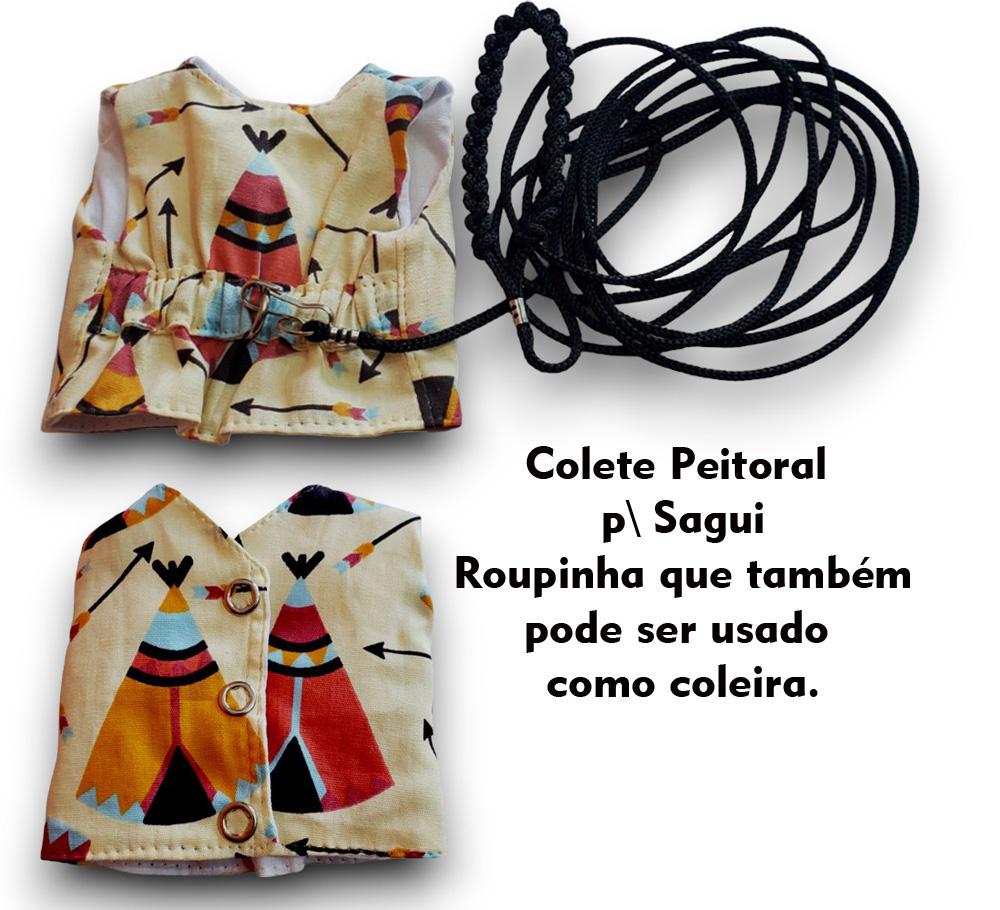 Peitoral Colete  para Sagui