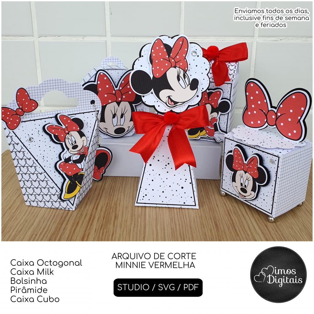 Arquivo de Corte Minnie Vermelha - 0016