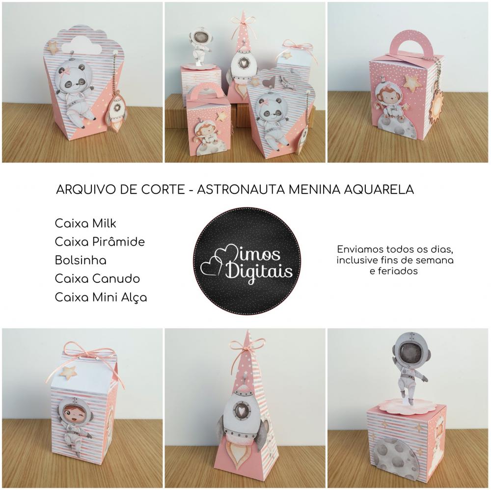 Arquivo de Corte Astronauta Menina - 0165