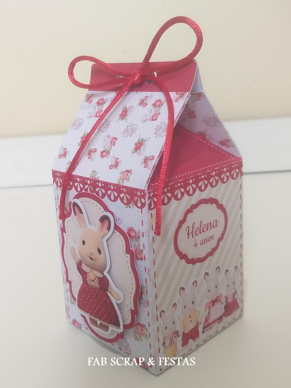 CAIXA MILK SYLVANIAN FAMILIES FLORAL