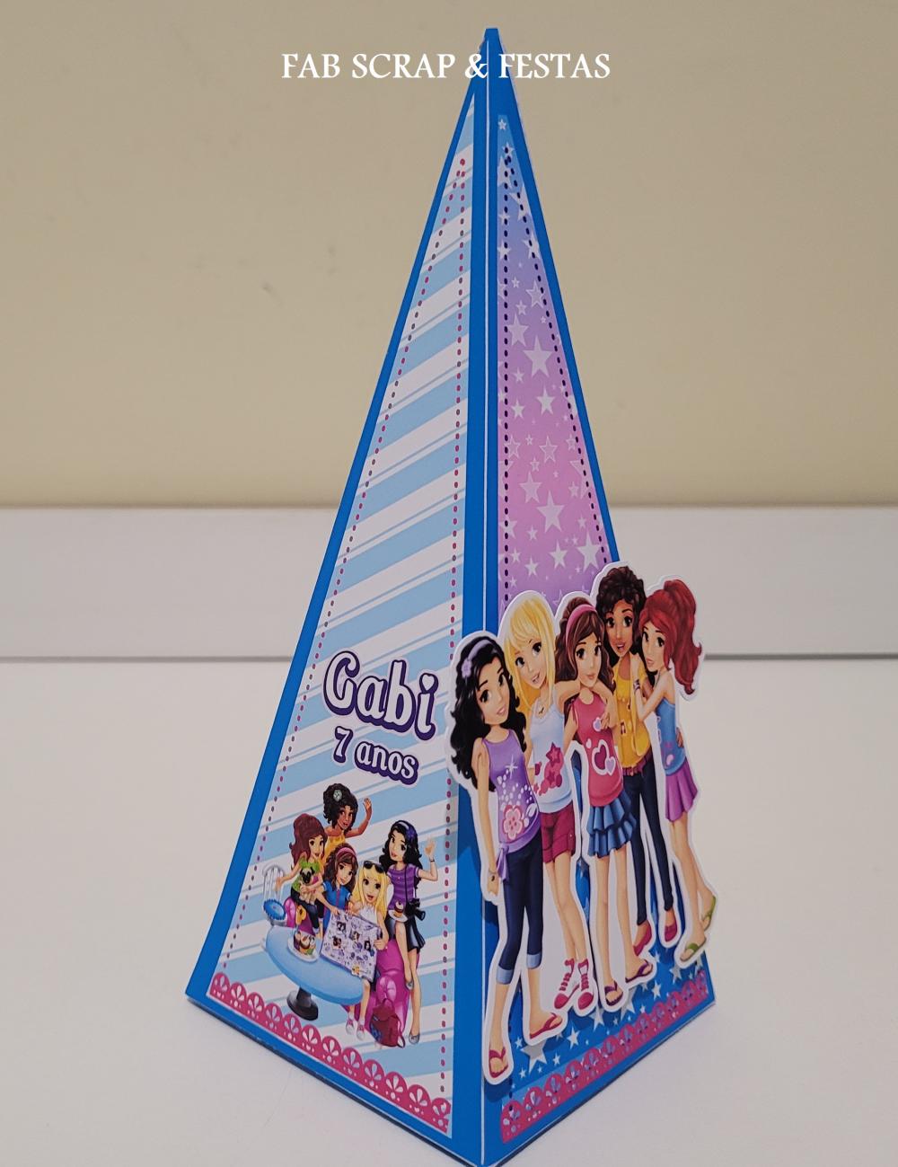 CAIXA PIRAMIDE LEGO FRIENDS