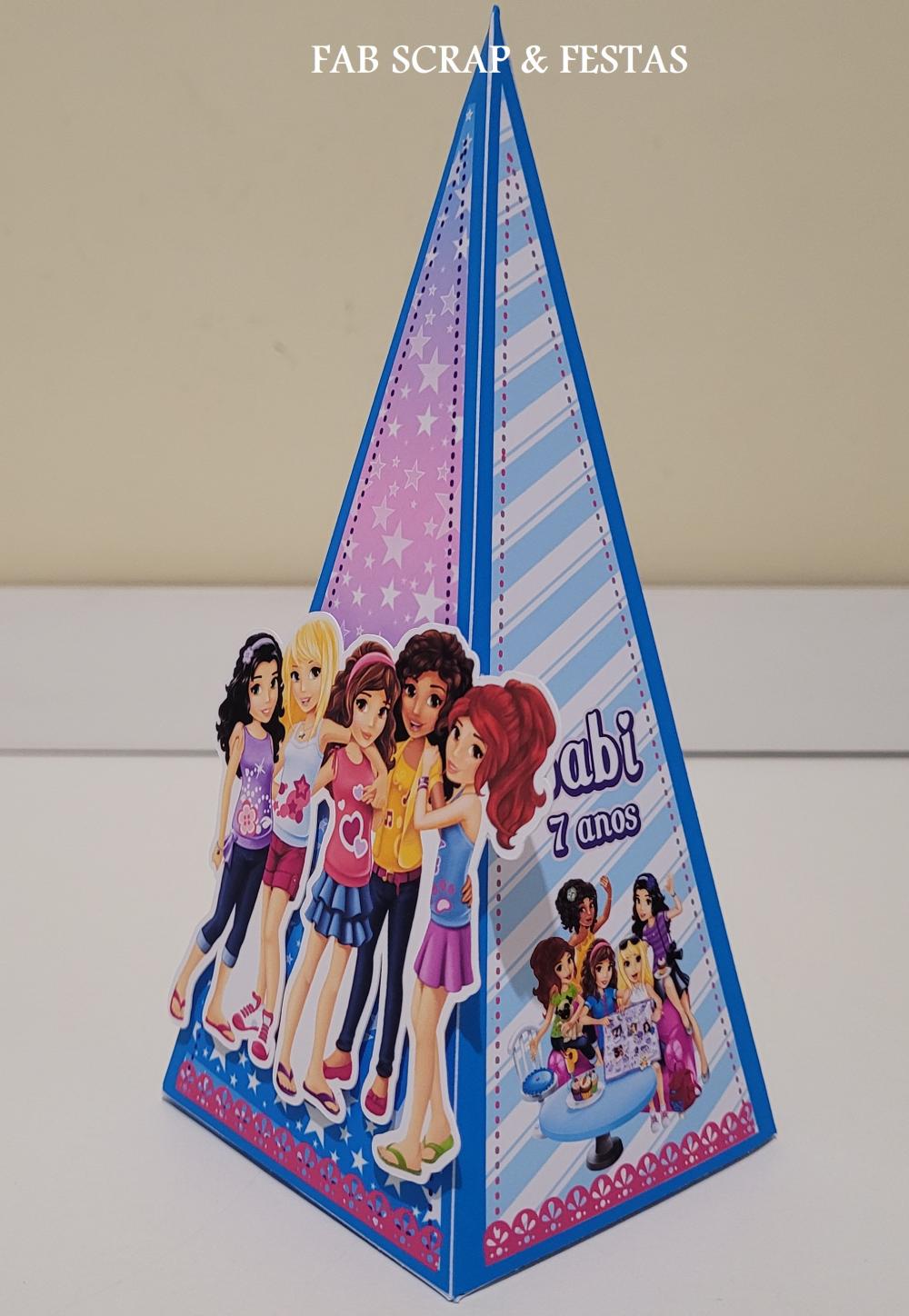 CAIXA PIRAMIDE LEGO FRIENDS