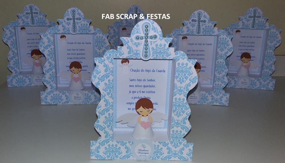 ORATÓRIO SCRAP AZUL E BRANCO